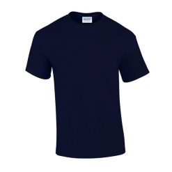 Ciężka Bawełniana Koszulka Unisex Dla Dorosłych. Niebieskie bluzki GILDAN, xl, bez wzorów, z bawełny, sportowe, bez kołnierzyka, bez ramiączek. Za 30.99 zł.