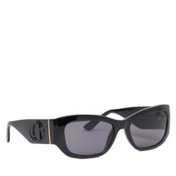 Okulary przeciwsłoneczne Guess. Czarne okulary przeciwsłoneczne Guess, z aplikacjami. Za 479.99 zł.