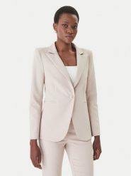 Rinascimento Marynarka CFC0127895003 Beżowy Slim Fit. Brązowe marynarki i żakiety Rinascimento, m, bez wzorów, z syntetyku. Za 699.99 zł.