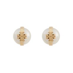 Kolczyki Tory Burch. Żółte kolczyki Tory Burch, złote. Za 544.99 zł.