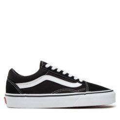 Tenisówki Vans. Czarne trampki Vans, bez wzorów, bez zapięcia. Za 259.99 zł.