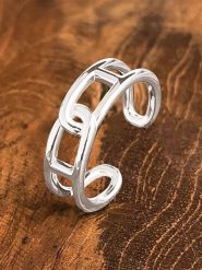 Eclat d'Argent Srebrny pierścionek rozmiar: 54. Szare pierścionki Eclat d'Argent, srebrne. Za 127.35 zł.