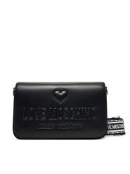 LOVE MOSCHINO Torebka JC4221PP0MKF0000 Czarny. Czarne listonoszki Love Moschino, bez wzorów, ze skóry, bez dodatków. Za 959.99 zł.