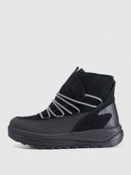 4F Buty zimowe śniegowce SNOWDROP z membraną damskie - czarne 38. Czarne trapery i śniegowce 4f, z gumy, za kostkę. Za 349.99 zł.