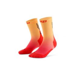 Damskie sportowe skarpety kompresyjne do połowy łydki Core Run gradient CEP. Brązowe skarpety CEP, bez wzorów, z elastanu. Za 79.00 zł.
