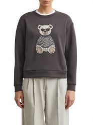 Comma Bluza Kobiety brązowy, 36. Brązowe bluzy comma, bez wzorów, z bawełny, bez kaptura. Za 349.95 zł.