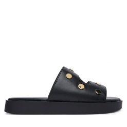 Klapki Inuikii. Czarne klapki Inuikii, bez wzorów, bez obcasa. Za 979.99 zł.