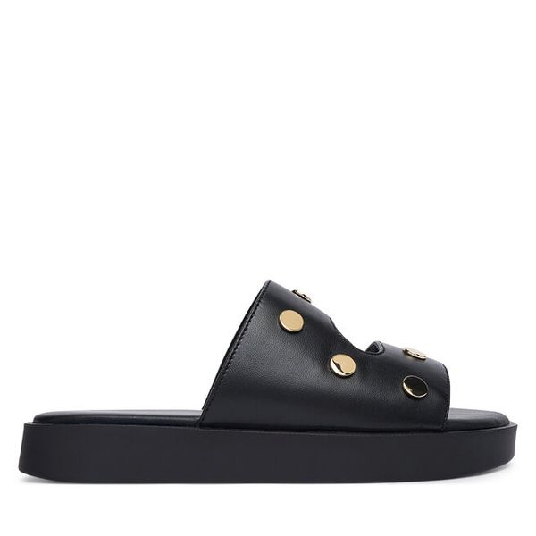 Klapki Inuikii. Czarne klapki Inuikii, bez wzorów, bez obcasa. Za 979.99 zł.