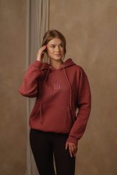 Bluza z kapturem JD ATTACK Elowyn. Fioletowe bluzy sportowe JD ATTACK, l, bez wzorów, z materiału, bez kaptura. Za 239.00 zł.