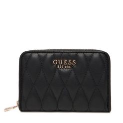 Duży Portfel Damski Guess. Czarne portfele Guess, z aplikacjami. Za 229.99 zł.