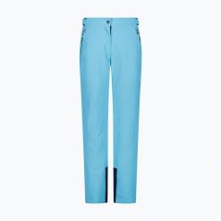 Spodnie narciarskie damskie CMP 3W18596N. Niebieskie spodnie narciarskie CMP, bez wzorów, narciarskie. Za 449.99 zł.