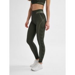 Damskie legginsy Hummel TE Christel. Brązowe legginsy Hummel, bez wzorów. Za 158.50 zł.