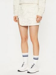 Lacoste Spódnica mini JF5192 Beżowy Regular Fit. Brązowe spódnice Lacoste, bez wzorów, z bawełny, mini. Za 439.99 zł.