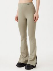 Calvin Klein Jeans Legginsy Milano J20J225089 Zielony Slim Fit. Zielone legginsy Calvin Klein Jeans, m, bez wzorów, z jeansu. Za 219.99 zł.
