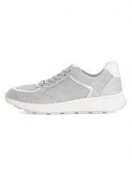 Gabor Skórzane sneakersy w kolorze szarym rozmiar: 41. Szare trampki Gabor, bez wzorów, z materiału, bez zapięcia. Za 210.32 zł.