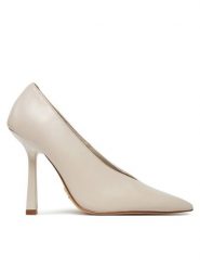 Steve Madden Szpilki Sedona SM11003443 Écru. Szpilki Steve Madden, bez wzorów, ze skóry, bez obcasa, na szpilce, bez zapięcia. Za 359.99 zł.