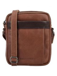 HIDE & STITCHES Skórzana torebka "Donau" w kolorze jasnobrązowym - 16 x 20 x 6 cm rozmiar: onesize. Brązowe torby na ramię HIDE & STITCHES, bez wzorów, z materiału, na ramię, bez dodatków. Za 208.99 zł.