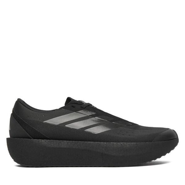 Buty do biegania adidas. Czarne obuwie sportowe Adidas, bez zapięcia, do biegania. Za 439.99 zł.