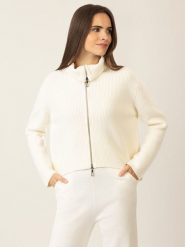 APART Wełniany kardigan w kolorze kremowym rozmiar: M. Brązowe kardigany Apart, m, bez wzorów, z wełny. Za 274.10 zł.