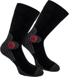 BRUBAKER Trek-Power skarpety trekkingowe 4 pary oddychające. Brązowe skarpety X2, bez wzorów, z bawełny. Za 131.99 zł.
