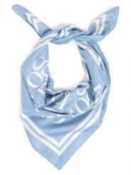 HUGO Szal damski - Auraize Kobiety niebieski wzorzysty, ONE SIZE. Niebieskie szaliki Hugo, bez wzorów, z syntetyku. Za 259.95 zł.