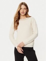 Rinascimento Sweter CFM0011717003 Écru Regular Fit. Swetry Rinascimento, l, bez wzorów, z syntetyku, bez ramiączek. Za 189.99 zł.
