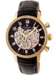 Empress Zegarek automatyczny "Beatrice" w kolorze złoto-czarnym rozmiar: onesize. Czarne, analogowe zegarki Empress, ze stali. Za 587.99 zł.