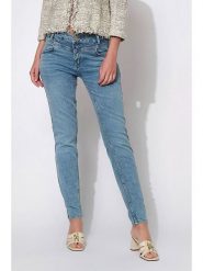 Rosner Dżinsy - Skinny fit - w kolorze błękitnym rozmiar: 38/L30. Niebieskie jeansy Rosner, l, z aplikacjami, z podwyższonym stanem. Za 187.99 zł.