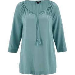 Sukienka koszulowa bonprix czarny. Czarne bluzki bonprix, bez wzorów, bez kołnierzyka, bez ramiączek, koszulowe. Za 89.99 zł.