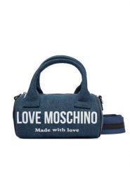 LOVE MOSCHINO Torebka JC4061PP1OLG170A Niebieski. Niebieskie torebki klasyczne Love Moschino, bez wzorów, z materiału, bez dodatków. Za 789.99 zł.