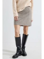 Josephine & Co Spódnica "Alvin" w kolorze beżowym rozmiar: 42. Brązowe spódnice Josephine & Co, bez wzorów, z wełny, mini. Za 234.94 zł.