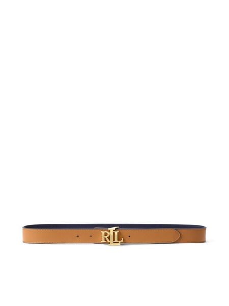 LAUREN RALPH LAUREN Pasek 412908984009 Brązowy. Brązowe paski Lauren Ralph Lauren, bez wzorów, ze skóry. Za 327.99 zł.