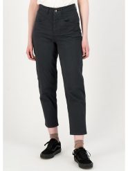 Blutsgeschwister Dżinsy "Total Moonless" - Mom fit - w kolorze czarnym rozmiar: XS. Czarne jeansy Blutsgeschwister, xs, z aplikacjami, z podwyższonym stanem. Za 52.55 zł.