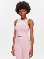 Ellesse Top Fliss SGR17857 Różowy Regular Fit. Czerwone topy Ellesse, bez wzorów, z bawełny, bez kołnierzyka, bez ramiączek. Za 59.99 zł.
