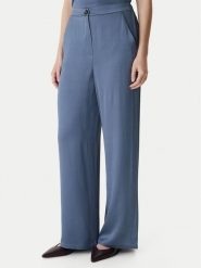 Marella Spodnie materiałowe Robinia2 2615131281 Granatowy Straight Fit. Niebieskie spodnie materiałowe Marella, bez wzorów, z acetatu. Za 749.99 zł.