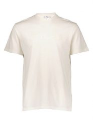 Fila Koszulka w kolorze kremowym rozmiar: M. Brązowe bluzki Fila, m, bez wzorów, z bawełny, bez kołnierzyka, bez ramiączek. Za 43.88 zł.