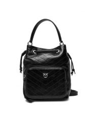 PINKO Torebka Cargo Bucket Vitello Al 25-26 PLTT 105112 A2JC Czarny. Czarne torebki klasyczne Pinko, bez wzorów, ze skóry, bez dodatków. Za 1,849.00 zł.