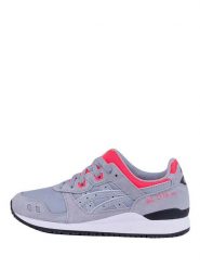 Asics Sneakersy "Gel-Lyte III" w kolorze pomarańczowo-szarym rozmiar: 40. Pomarańczowe trampki Asics, bez wzorów, z materiału, bez zapięcia. Za 228.76 zł.