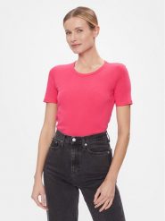 United Colors Of Benetton T-Shirt 3GA2E16A0 Różowy Regular Fit. Czerwone t-shirty United Colors of Benetton, xl, bez wzorów, z bawełny, bez kołnierzyka, bez ramiączek. Za 59.99 zł.