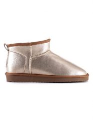 ISLAND BOOT Botki "Miley" w kolorze beżowym rozmiar: 37. Brązowe botki Island Boot, bez wzorów, z materiału, bez obcasa, bez zapięcia. Za 101.23 zł.
