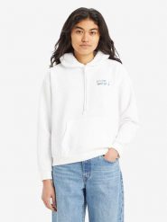 Levi´s Bluza w kolorze białym rozmiar: L. Białe bluzy l, bez wzorów, z kapturem. Za 145.26 zł.