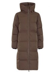 MOSS COPENHAGEN Płaszcz zimowy "Zala Pavinaria" w kolorze brązowym rozmiar: S/M. Brązowe płaszcze Moss Copenhagen, na zimę, m, bez wzorów, z puchu, bez kaptura. Za 404.99 zł.