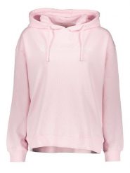 Pepe Jeans Bluza w kolorze jasnoróżowym rozmiar: XS. Różowe bluzy Pepe Jeans, xs, bez wzorów, z jeansu, z kapturem. Za 110.04 zł.