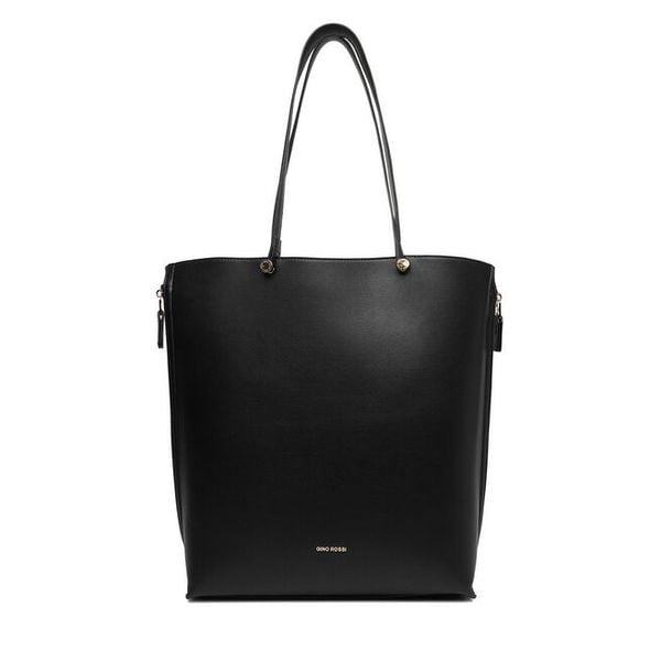 Torebka GINO ROSSI. Czarne torebki klasyczne Gino Rossi, bez wzorów, bez dodatków. Za 359.99 zł.