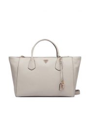 Guess Torebka Marissa HWBG23 33240 Kremowy. Białe shopper Guess, z aplikacjami, ze skóry, bez dodatków. Za 674.99 zł.