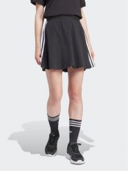 Adidas Spódnica trapezowa 3-Stripes IU2526 Czarny Loose Fit. Czarne spódnice Adidas, m, bez wzorów, z bawełny, trapezowe. Za 139.99 zł.