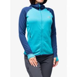 Bluza z kapturem damska Mountain Equipment Eclipse Hooded Jacket. Niebieskie bluzy MOUNTAIN EQUIPMENT, l, bez wzorów, z kapturem. Za 517.74 zł.