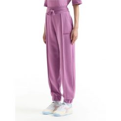 Spodnie dresowe damskie DIADORA L. PANT ATHL. LOGO. Fioletowe spodnie dresowe Diadora, l, bez wzorów, z dresówki. Za 99.99 zł.