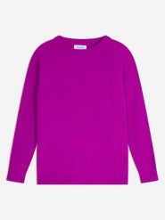 AUTHENTIC CASHMERE Kaszmirowy sweter "Daria" w kolorze fioletowym rozmiar: S. Różowe swetry AUTHENTIC CASHMERE, s, bez wzorów, z kaszmiru, bez ramiączek. Za 347.99 zł.