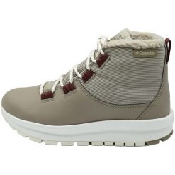 Buty Columbia Moritza, Kobiety. Brązowe trekkingi Columbia, ze skóry, trekkingowe. W wyprzedaży za 590.00 zł.
